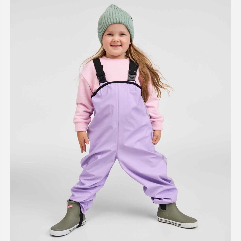 Reima Lammikko Kids Lavender Overalls Size 5Y